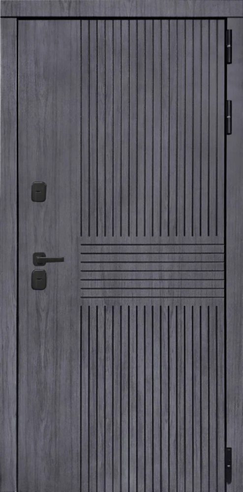 Входная дверь ДвериПРО Берген СБ-3 листв. бел. (21 беленый дуб) DPRO220832 внешняя сторона