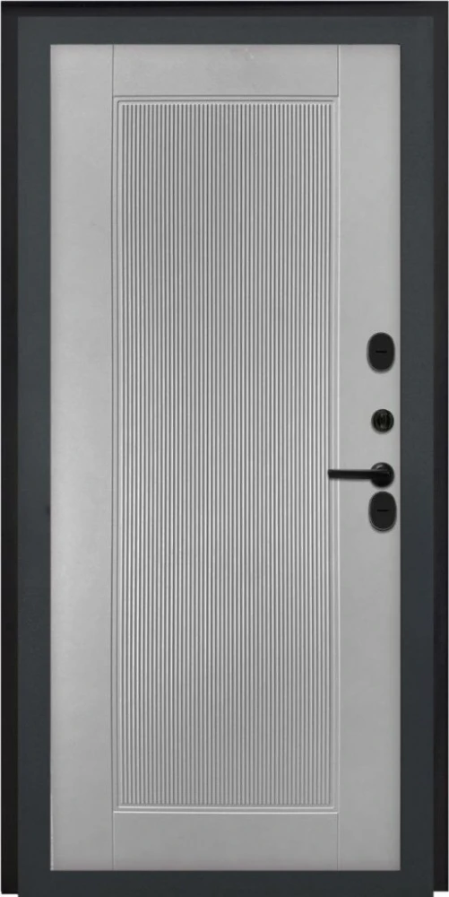 Входная дверь ДвериПРО Квадро ПВХ 10мм Астрод Velutto Grigio DPRO221191 внутренняя сторона